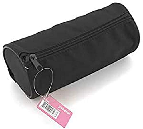 Image of Round Pencil Case 20.5 x 8.5 cm Black