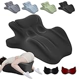 2026 Neue Noleva Komfortkissen, 59cm Noleva Sex Kissen, 27 Grad Sex Kissen, Ergonomisch aus Memory Schaum Keilkissen für Ohne Krämpfe In Beinen Oder Rücken,Schmerzfreie Intimität Heute (Schwarz)