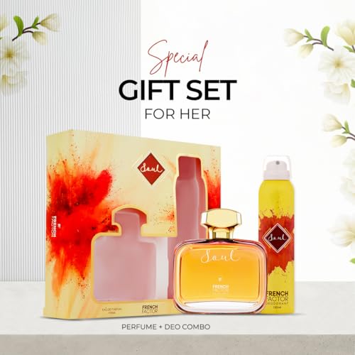 Image of French Factor Soul Bliss ? Perfume for Women ? Deo for Women ? Long Lasting ? Party Perfume ? Deo ? Special Perfume ? Gift for Women ? Made in India ? 100ml (Perfume)+150ml(Deo)