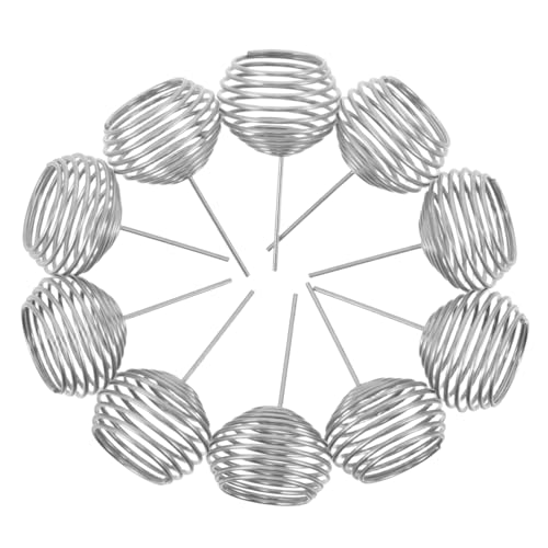 Gatuida 50pezzi Contenitori Per Fertilizzanti in Acciaio Inossidabile Per Bonsai e Piante Cestini Per Controllo Del Fertilizzante Nutrizione Pianta Vivaio Piantagione