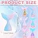 30 Pcs Glittering Mermaid Tail Cupcake Toppers - Resin Cake Decorations for Under the Sea Birthday Party, Reusable Baby Shower & Princess Theme Supplies