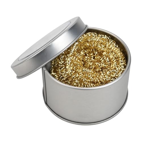 Réparation électronique - 66 mm - Flux rond - Fer à repasser sans dessouder - Toutes les soudures nécessaires - Compatible avec les fers à eau - Fil de cuivre pur - Outil de nettoyage pour boule