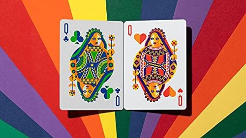 Murphy's Magic Supplies, Inc. DKNG Rainbow Wheels (Purple) Playing Cards by Art of Play