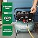 Metabo HPT Air Compressor, THE TANK, Portable Pancake Air Compressor 200 PSI, 6 Gallon Tank, Versatile for Use with Framing, Siding, Finish, Brad or Roofing Nailers, EC914S