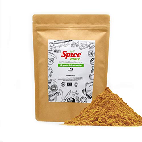Organic Anise Seed Powder | Ground Premium Quality Free P&P Certified by Soil Association (50g)