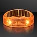 FlashingBlinkyLights Orange LED Fashion Light Up Bracelets