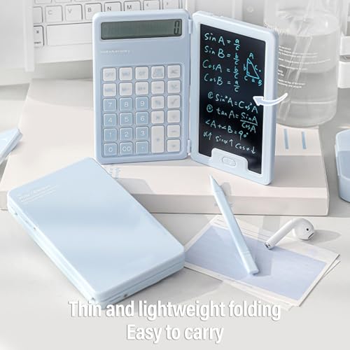 Calculadora con bloc de notas LCD de 12 dígitos y lápiz óptico Jeffergarden 5