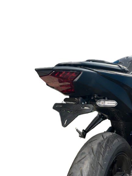 Portamatrículas GREF de Yamaha YZF-R3 2015-2024 para rutas de fin de semana y curvas