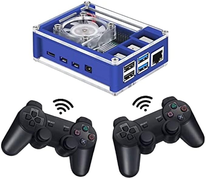 Retropie Extreme Edition Raspberry Pi 4 Retro Console Kit - Over 130,000 Games Over 60 Consoles and Arcades