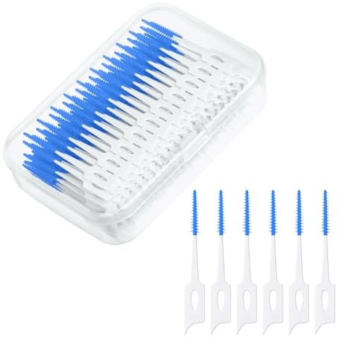 URAQT 220pcs Dual-Use Interdental Brushes with Case Cover