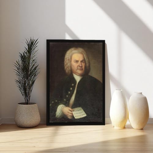 Poster Bach impression sur toile pour sublimer votre studio de musique