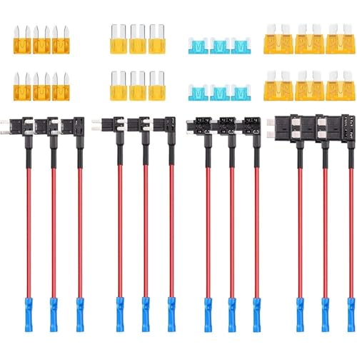 Fusible 12V montage parallèle et adaptateur de circuit extra-plat pour voiture