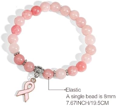 Mikovivi Bracelets Contre Du Sein, Breloque Ruban Bracelets