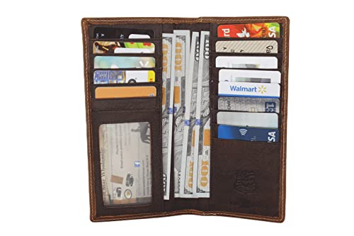 West Star Texas Checkbook Wallet Bifold W W/O Cow Hair Or Embroidery Fabric Wallet 0205 Cf #TOP5