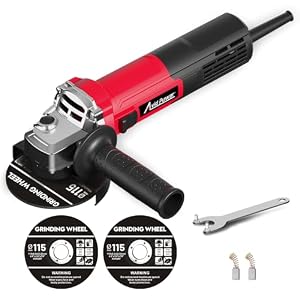 AVID POWER Angle Grinder 4-1/2 inch Electric Grinder Tools 750W 6.5 Amp Metal Grinder, 11500 RPM, with Grinding Wheels, Auxiliary Handle, Wrench for Grinding