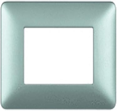 Bticino AM4803MSL Matix 3-Gang Front Plate, Silver, Silver, AM4803MSL