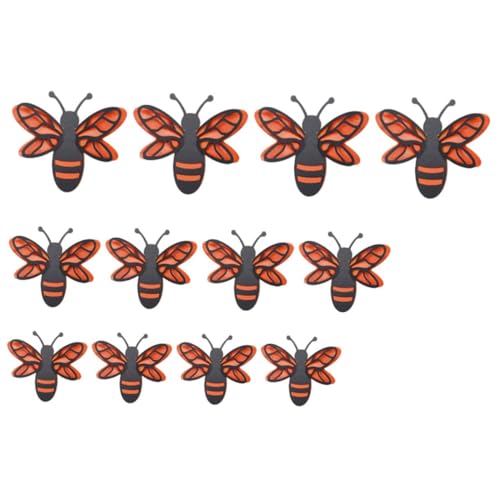 Set de 12 stickers decorativos de abejas 3D removibles