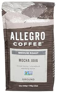 Amazon.com : Allegro Coffee Mocha Java Ground Coffee, 12 oz : Grocery ...