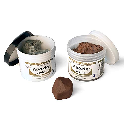 Aves Apoxie Sculpt - 2 Part Modeling Compound (A & B) - 1 Pound, Bronze #TOP2