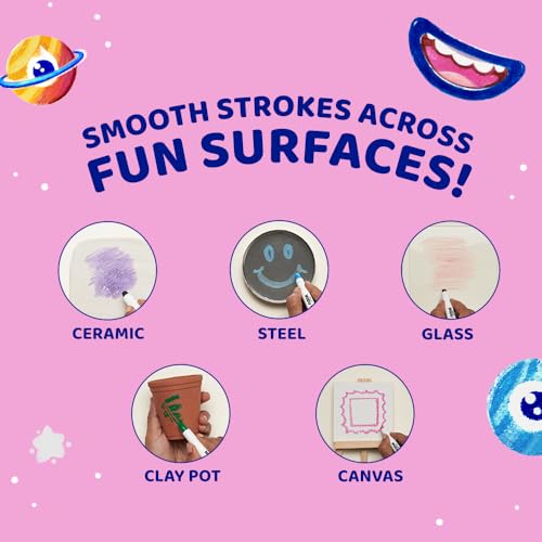 Image of Fevicryl Yudu Gel Crayons | 12 Colours with 1 Brush | Smooth & Mess-Free Creative Art | Twistable, Washable & Water Soluble for Kids & Adults | Ideal Gift for Kids