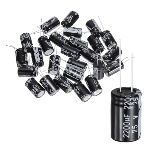 Image of sourcing map 30Pcs 1000uF 35V 13x20x44mm Electrolytic Capacitor High Temp