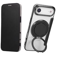 Amazon.co.jp: KeKeYou iPhone 14 Case, Folio, Clear, with Ring