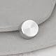 YINETTECH 2X Silber Zifferblatt Lampe Schalter Abdeckung 20x18x13mm Kompatibel mit Mercedes Smart Fortwo 451 2009-2014