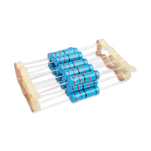 Innfeeltech 15 Pcs 5W 1% Tolerance 68K Ohm Metal Film Resistor Resistance for DIY Project and Experiments