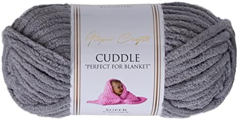 Utopia Crafts Cuddle Super Chunky Chenille Soft Yarn for Knitting and Crochet, 100g - 60m (Beige)