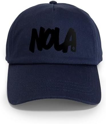 CafePress NOLA Brushed Cap Adjustable Baseball Cap