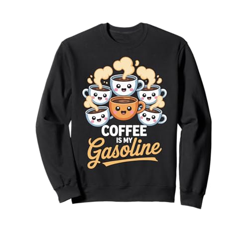 Funny Saying Coffee Is My Gasoline Energy Drink ���f�B�[�X �����Y �g���[�i�[
