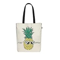 Tote Bag Aesthetic : 11x15" with 3" gusset, 100% durable cotton canvas zipper tote bag for women, school, beach, shopping, work, gym, travel; spacious reusable grocery bags; stylish & cute tote bags Cute Canvas Tote Bag with Zipper: Carry groceries, ...
