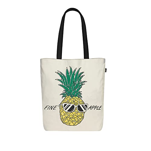 Eco Right Canvas Tote Bags for Women with Zip, College Bag for Girls, 100% Organic Cotton Tote Bag for Shopping, Travel & beach bags for women image 2