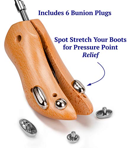 Houndsbay Bloodhound Professional Western Cowboy Boot Stretcher For Men - Widener Shoe Stretcher For Cowboy Boots Wide Feet #TOP3