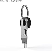 Vista 4 de EDC - Llavero de palanca de bolsillo multiherramienta, titanio, pequeño para llaveros