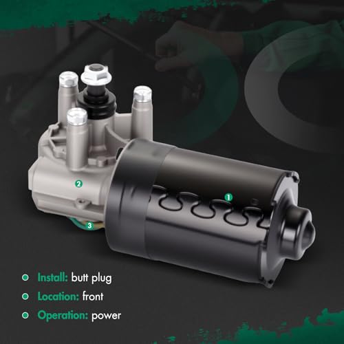 Image of SCITOO Windshield Wiper Motor Compatible For Mercedes-Benz For ML430 | Direct fit for 1999 For Mercedes-Benz For ML430|Replaces OE 1HM955113|620-58358|1HM955113A|5 Pins|Fit for Front Wiper Motor