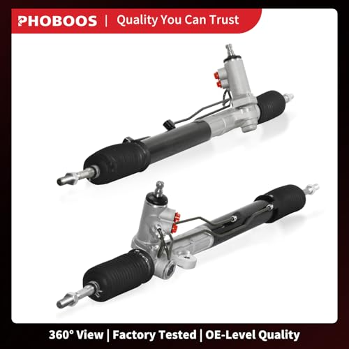 PHOBOOS Hydraulic Power Steering Rack and Pinion Assembly Compatible with Hyundai Santa Fe 2010-2012 & Kia Sorento 2011-2013. New Unit, Leak Resistance, Direct Fit, Ref. 26-2450 by PHOBOOS - Image 8