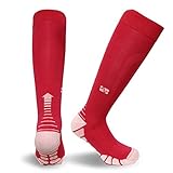 Vitalsox Italy -Patented Graduated Compression VT1211 Running, Training, Race, and Recovery Socks with Odor Resistant Silver DryStat (1-Pair Fitted)  (Pink, Small)