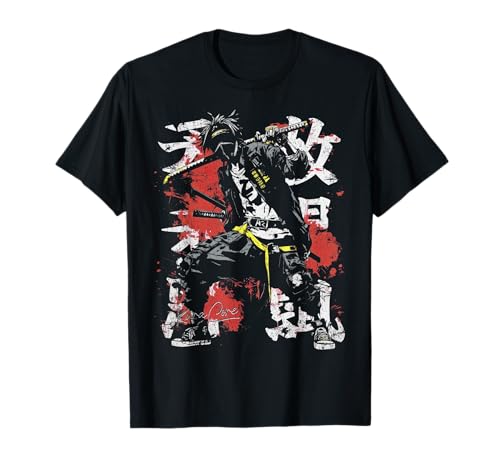 Japón Streetwear Cyberpunk Y2K Techwear Retro Manga Anime Camiseta