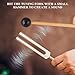 PPOLB Solfeggio Tuning Fork Set, 9 Solfeggio Tuning Forks for Healing, Sound Therapy, 6 Standard Frequencies and Missing 3 Frequencies Tuning Forks Set with Tuning Fork Activator and Gift Box