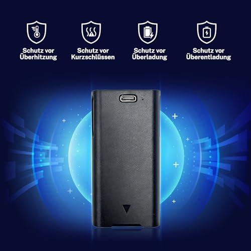 OHZHAO 2026 Upgrade Verbesserter 8200mAh-E340 Akku, Ersatzakku für eufy Security Video Doorbell E340, wiederaufladbarer Lithium-Ionen-Backup-Akku mit Typ-C-Ladekabel