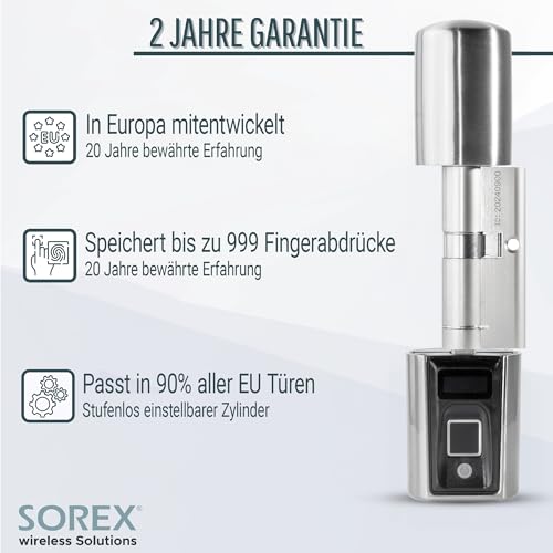 Sorex Flex Smartes Türschloss mit Wireless Technologie