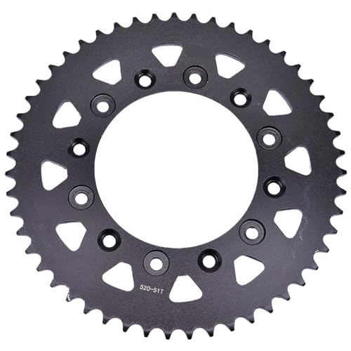 Couronne 520-51T Honda CRF250 idéale pour restaurer la transmission sur circuit de terre