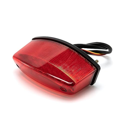 Feu arrière moto LED et plaque d'immatriculation pour véhicule électrique