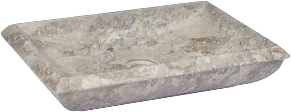 Marble Vessel Sink, Bathroom Vessel Sink, Above Counter Marble Bowl Sink, Bathroom Sink Above Counter Basin Washing Bowl, Cream 11.8"x11.8"x5.1" Marble,-605