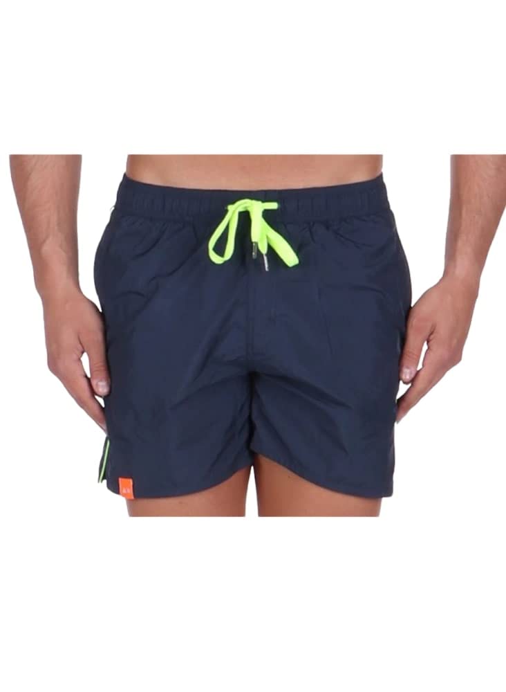 SUN 68 H19104 Badebekleidung Seeshorts Herren Blaue Marine XL