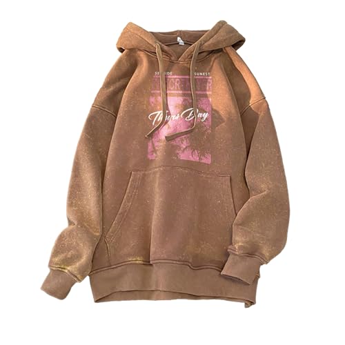 Sweat à capuche rétro délavé pour homme pour affronter le froid avec style