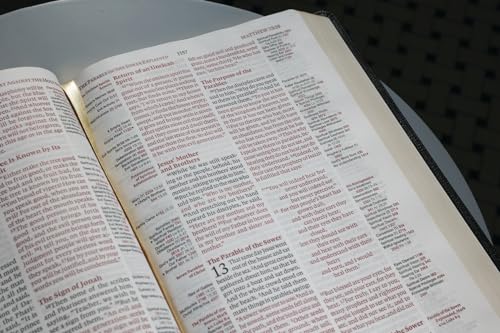 Esv, Thompson Chain-Reference Bible, Large Print, Leathersoft, Black, Red Letter: English Standard V