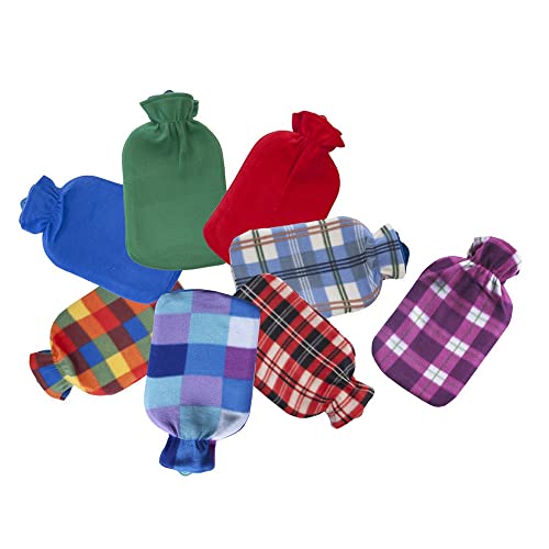 Dintex M263071 - Bolsa de agua caliente caucho forro polar 2 litros