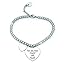 Beloved Bracciale Emozionale Donna In Acciaio Con Ciondoli Incisi - Regolabile Fino A 20 Cm